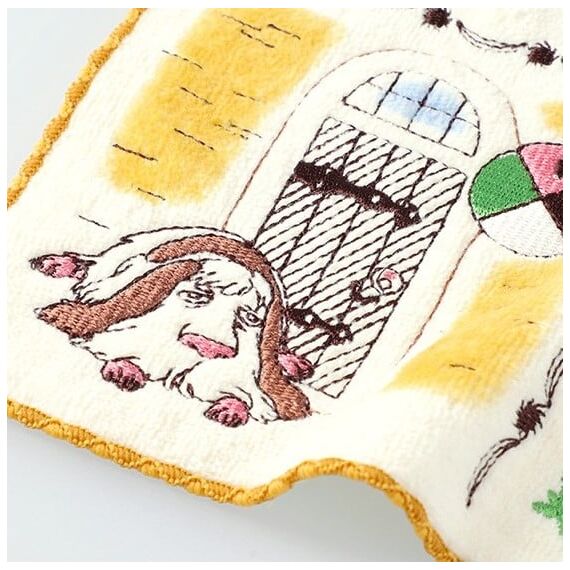 HOWL'S MOVING CASTLE - Townfolks of Castle - Mini Towel 25x25cm