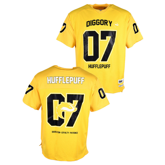 HARRY POTTER - Hufflepuff - T-Shirt Sports US Replica unisex (L)