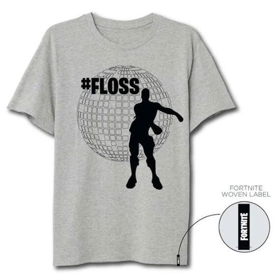 FORTNITE - T-Shirt Floss Grey (XXL)