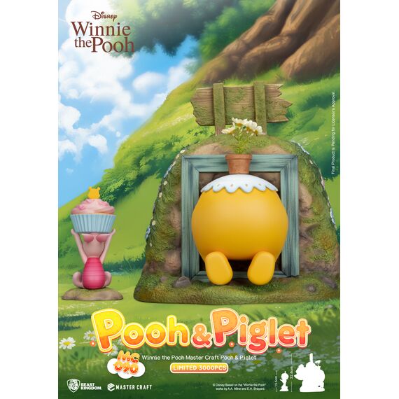WINNIE THE POOH - Winnie & Pigglet - Statue Master Craft 32.6cm
