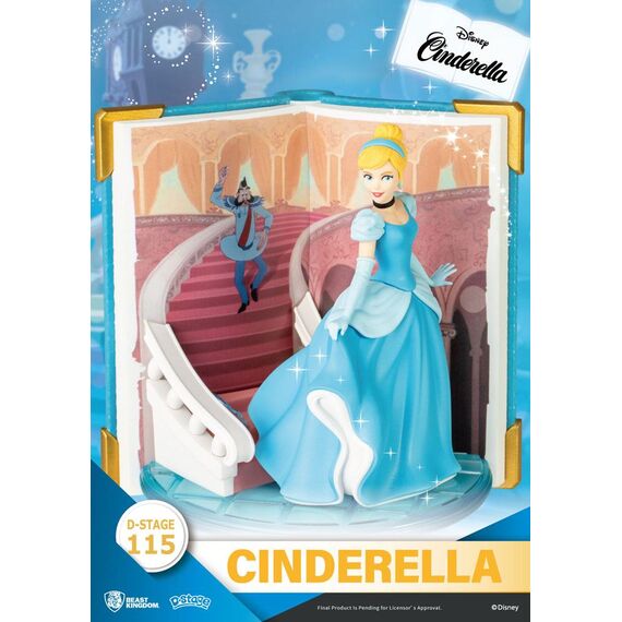 DISNEY - Cinderella - Statue D-Stage Book Series Diorama PVC 13cm
