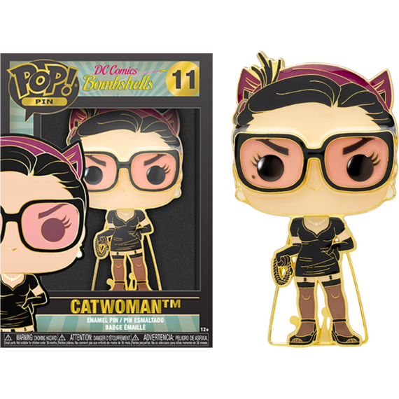 DC COMICS - Pop Large Enamel Pin N° 12 - Catwoman
