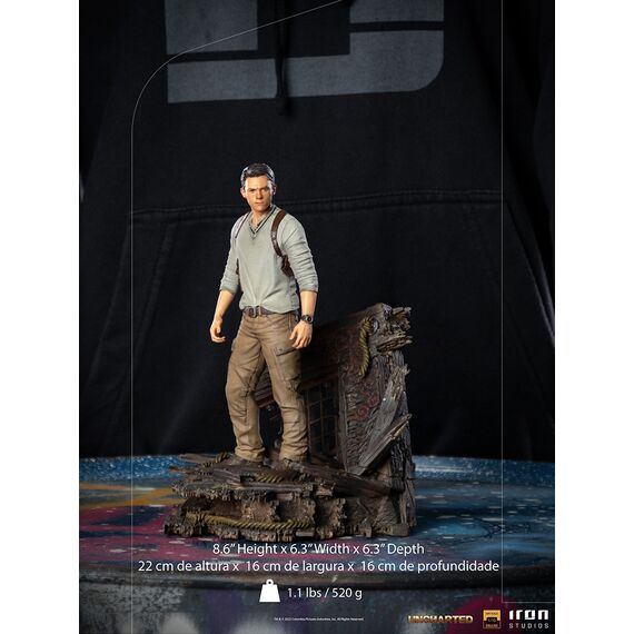 UNCHARTED - Nathan Drake - Statuette ArtScale 1/10 Deluxe - 22cm