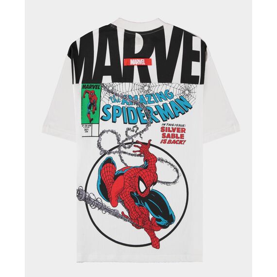SPIDER-MAN - Split Comic - Men's T-shirt Loose Fit (XL)