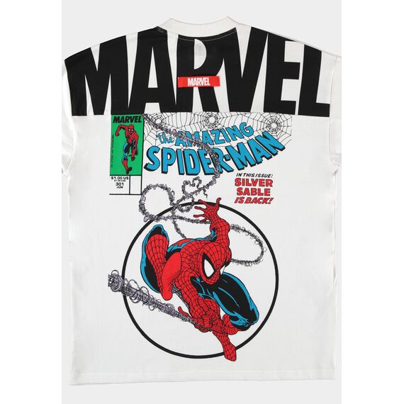 SPIDER-MAN - Split Comic - Men's T-shirt Loose Fit (XL)