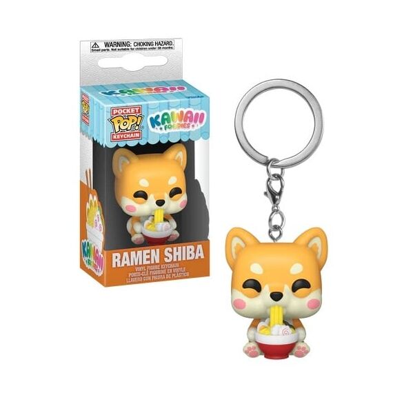KAWAII FOODIES - Pocket Pop Keychains - Ramen Shiba