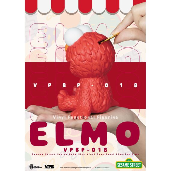 SESAME STREET - Elmo - Palm Size Bank 11.5cm