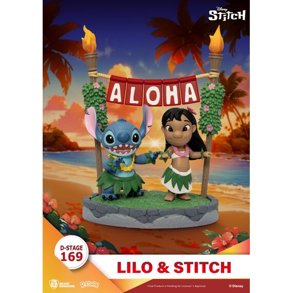 LILO & STITCH - Aloha - Diorama D-Stage 13cm
