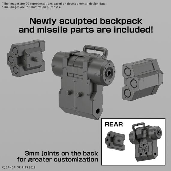 30MM - 1/144 bEXM-6 Roundnova I - Model Kit