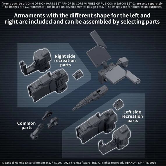 Armored Core - OPTION PARTS SET ARMORED CORE - Model Kit