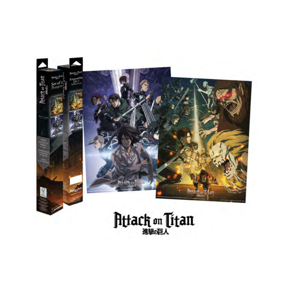 ATTACK ON TITAN - Final Season - 2 Posters 52 x 38cm Set