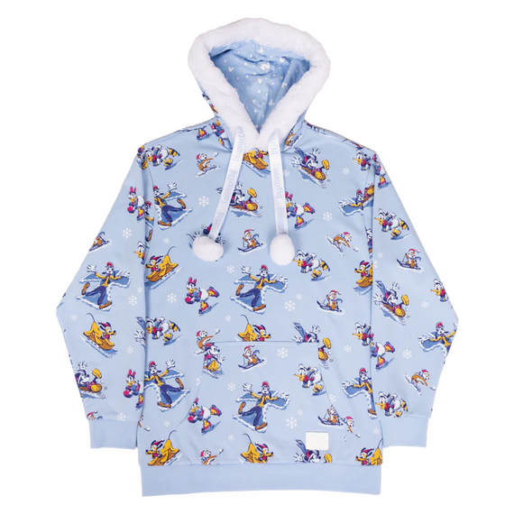 MICKEY & FRIENDS - Winter Wonderland - Hoodie Unisex Loungefly (L)
