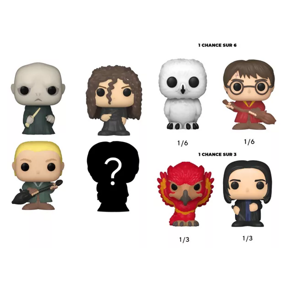 HARRY POTTER - Bitty Pop 4 Pack 2.5cm  - Voldemort