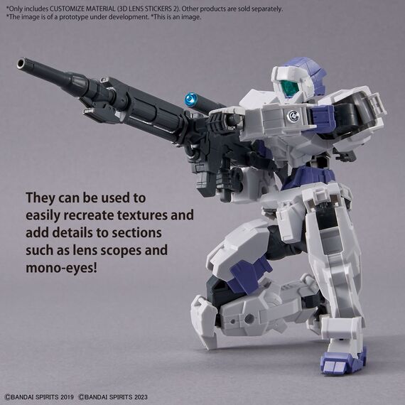 30MM - Customize Material (3D Lens Stickers 2) - Model Kit