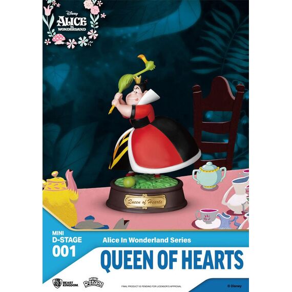 ALICE IN WONDERLAND - Mini D-Stage - Pack of 6 Statues 10cm
