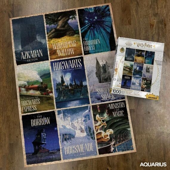 HARRY POTTER - Travel Posters - Puzzle 1000P