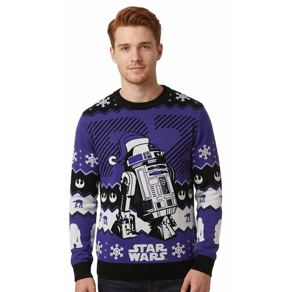 STAR WARS - R2-D2 - Men Christmas Sweaters (XXL)