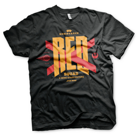 STAR WARS 7 - T-Shirt Red Squad - Black (M)