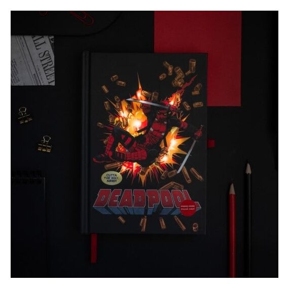 DEADPOOL - Light-Up Premium Notebook - Size A5
