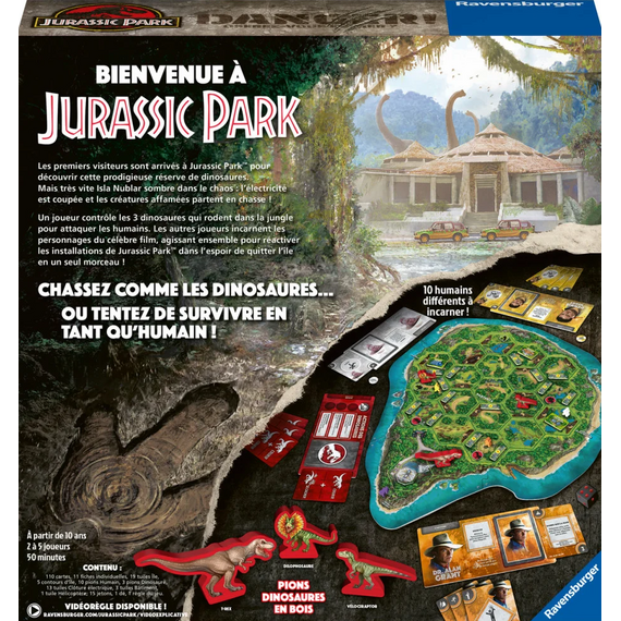 JURASSIC PARK - Boardgame Danger 'French'