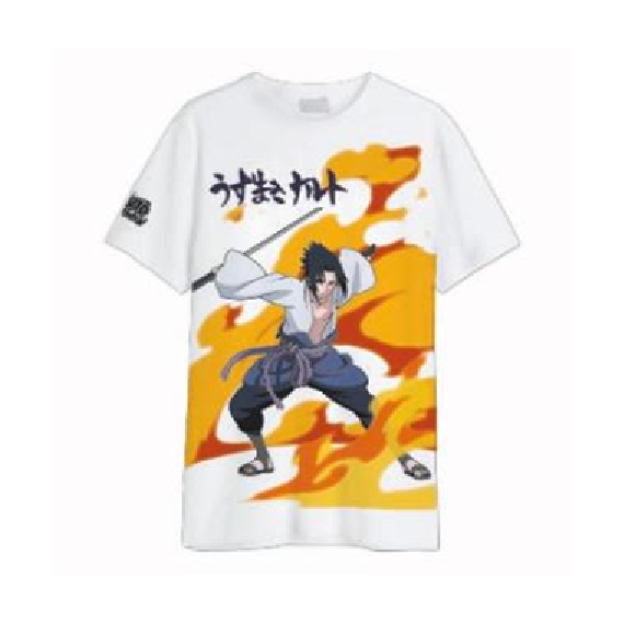 NARUTO SHIPPUDEN - Sasuke Uchiwa - Oversize T-Shirt Men (XS)