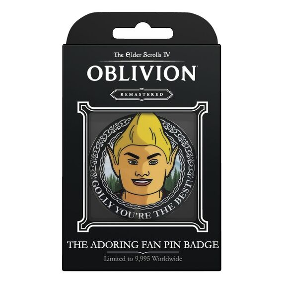 THE ELDER SCROLLS OBLIVION - Adoring Fan - Limited Edition Pin Badge