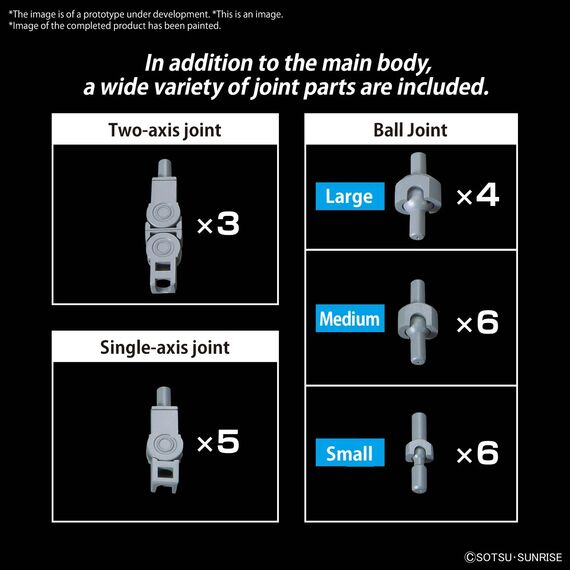 GUNDAM - Option Parts Set Gunpla 08 (Ballden Arm Arms) - Model Kit