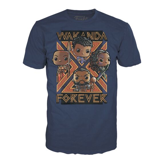 BLACK PANTHER WAKANDA FOREVER - Group - T-Shirt POP (L)