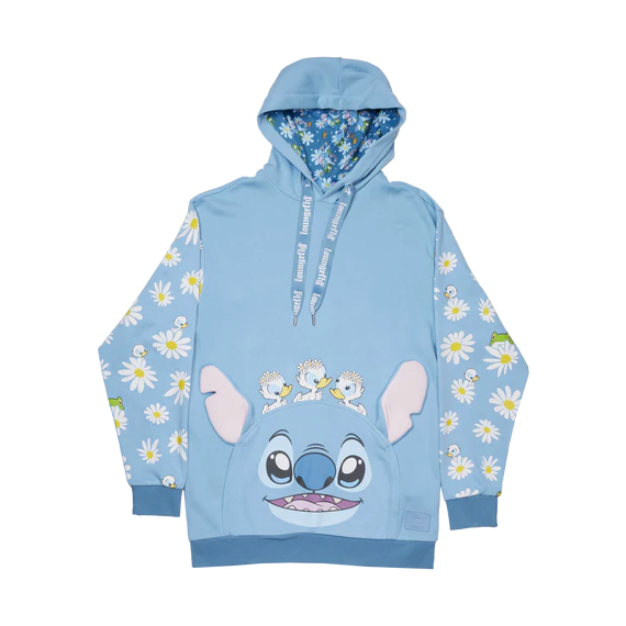 LILO AND STITCH - Springtime Stitch - Hoodie Unisex Loungefly (XXL)