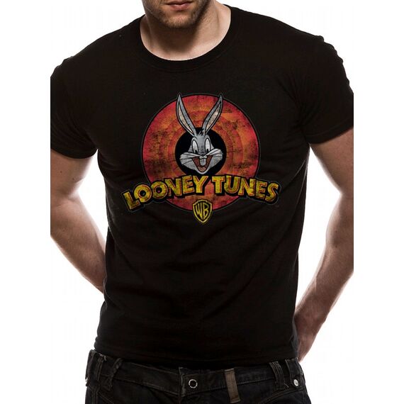 LOONEY TUNES - T-Shirt IN A TUBE- Destroy Logo (S)