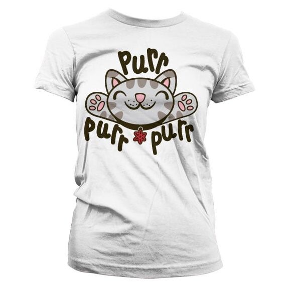 THE BIG BANG - T-Shirt GIRL Soft Kitty Purr-Purr-Purr - White (XXL)