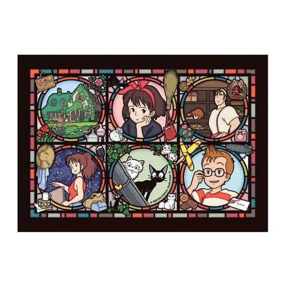 KIKI'S DELIVERY SERVICE - Characters - Stained Glass Puzzle 1000P