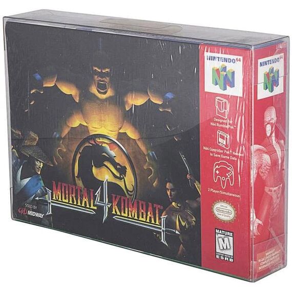 EVORETRO - Super Nintendo/Nintendo 64 SNES/N64 Box/Protectors 25 pc