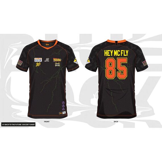 BACK TO THE FUTURE - Hey McFly 85 - Soccer Jersey Men (L)
