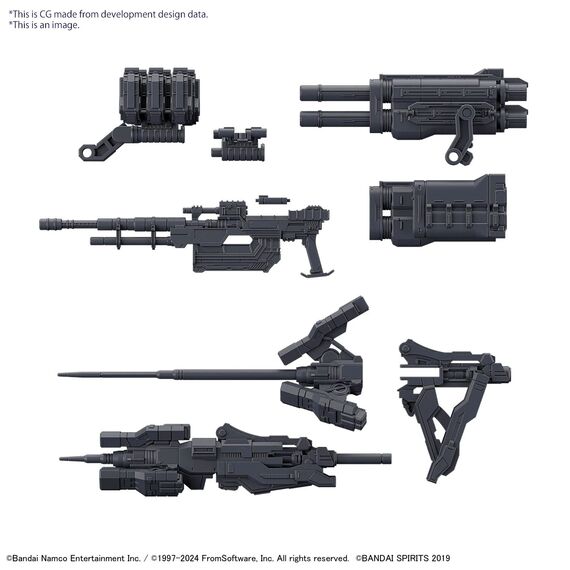 Armored Core - Option parts set Armored Core VI Weapon set 02 - Model Kit