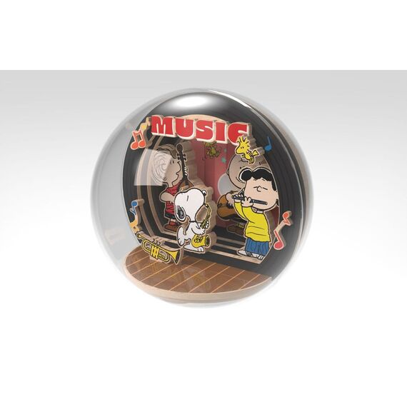 PEANUTS - Night Of Music - Wood Model Kit Globe Theater