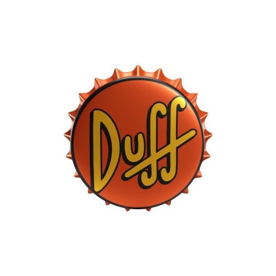 THE SIMPSONS - Duff - Metal Magnet with Bottle Opener