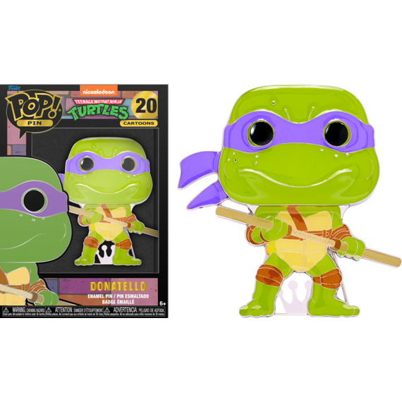 TEENAGE MUTANT NINJA TURTLES - Pop Large Enamel Pin N° 20 - Donatello