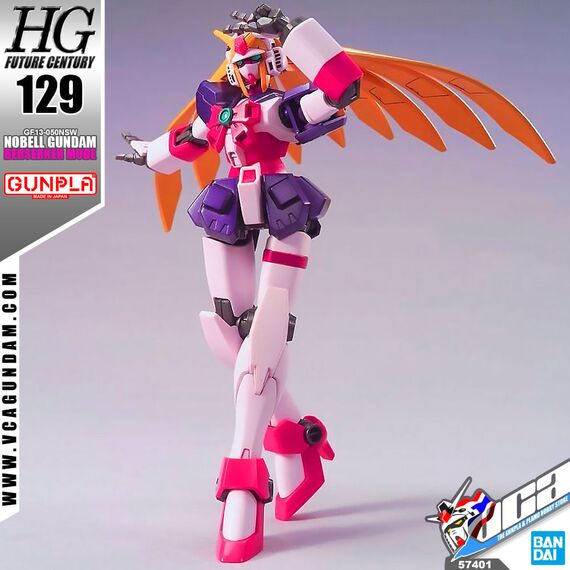 GUNDAM - 1/144 HGUC Nobell Gundam Berserker Mode - Model Kit 13cm