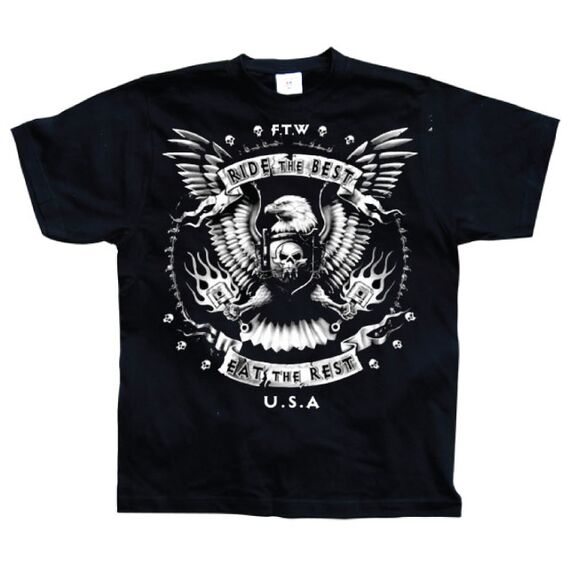 LIFESTYLE - T-Shirt Ride the Best / Eat the Rest (XXL)