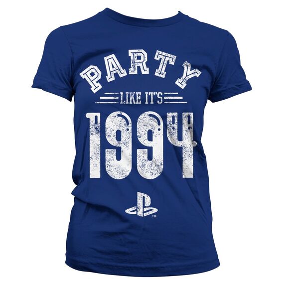 PLAYSTATION - T-Shirt Party Like It's 1994 - GIRL Navy (XXL)