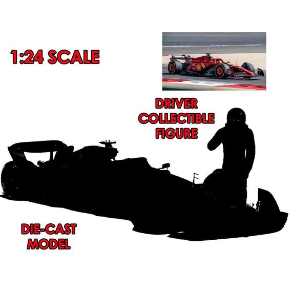 FORMULA 1 - F1 Ferrari Sf-24 with Leclerc - Model Kit 1/24