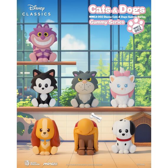 DISNEY - Cats & Dogs Gummy Series - Figurine Blind Box 3.4cm