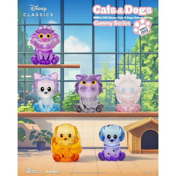 DISNEY - Cats & Dogs Gummy Series - Figurine Blind Box 3.4cm