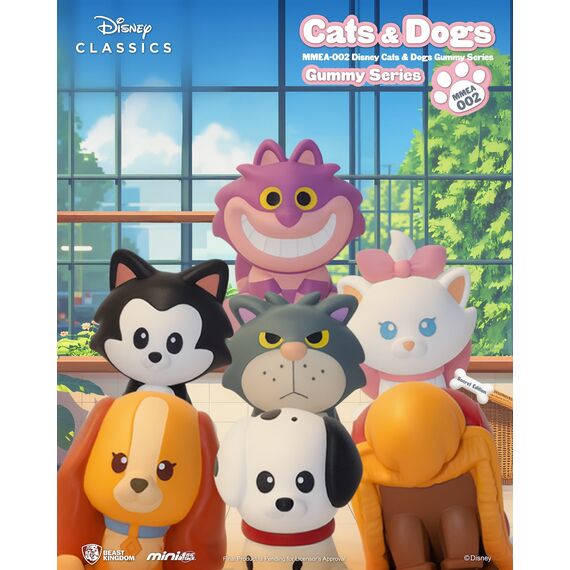 DISNEY - Cats & Dogs Gummy Series - Figurine Blind Box 3.4cm