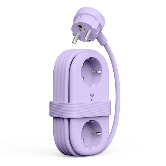 Orico AP3 65W GaN 6in1 Power Strip 2x AC + 2x USB-A + 2x USB-C - Purple