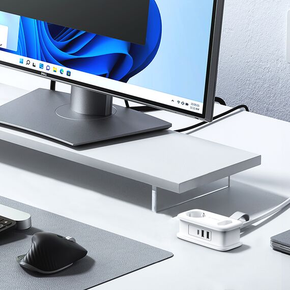 Orico AP3 65W GaN 6in1 Power Strip 2x AC + 2x USB-A + 2x USB-C - White | Techbox