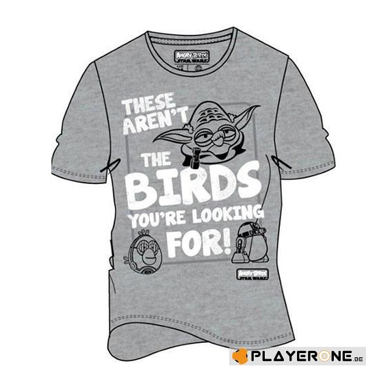 ANGRY BIRDS - T-Shirt Star Wars These Aren't The Birds (S)