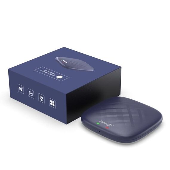 CARLINKIT Adapter Wireless TBOX-Plus 4GB+64GB Apple Carplay/Android Auto blue