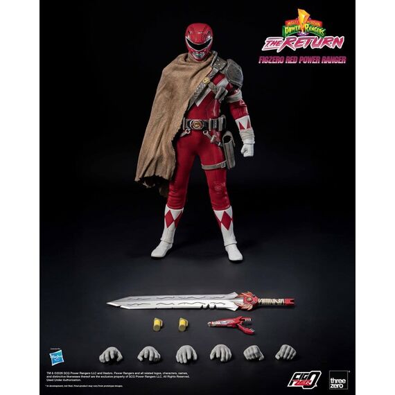 Mighty Morphin Power Rangers: The Return FigZero Action Figure 1/6 Red Power Ranger 31 cm